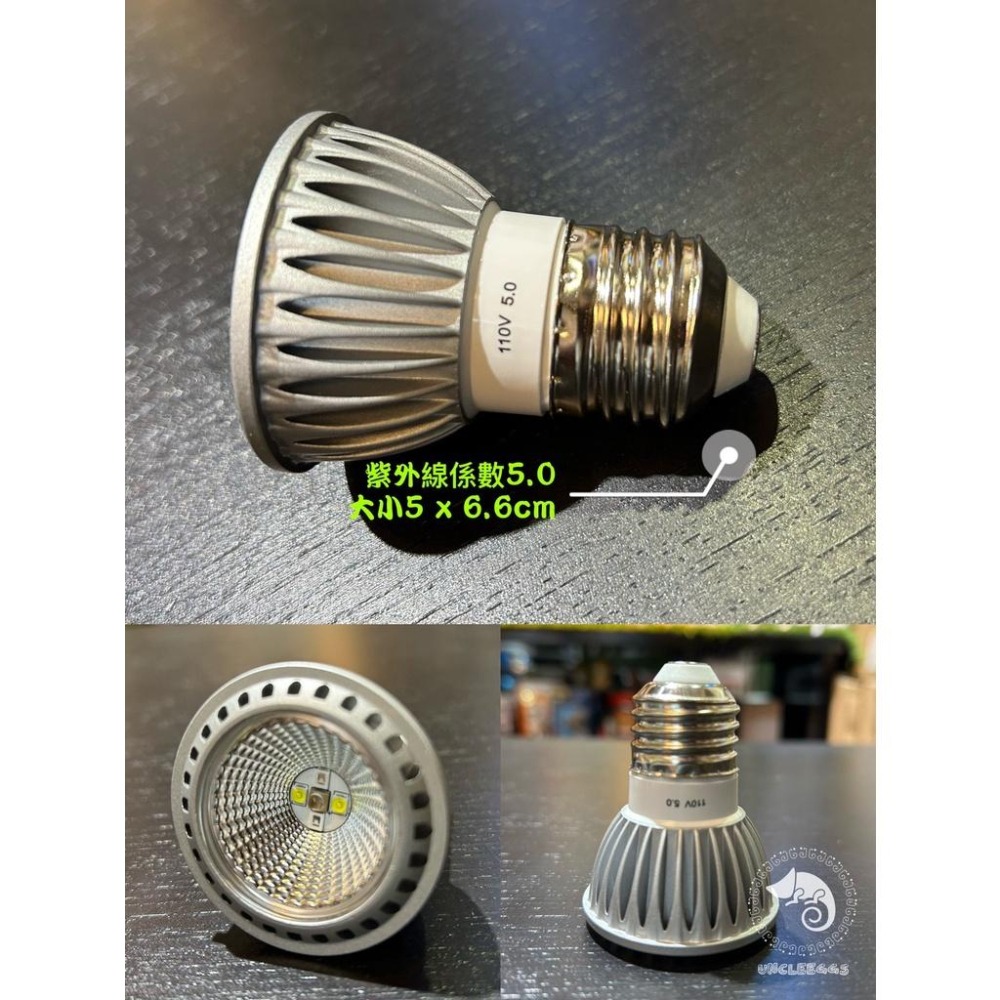 蛋叔叔-NOMO-LED-UVB燈泡/紫外線燈/10.0/5.0/太陽燈/鬆獅蜥/補鈣/增豔/陸龜/蜥蜴/變色龍/王者蜥-細節圖3