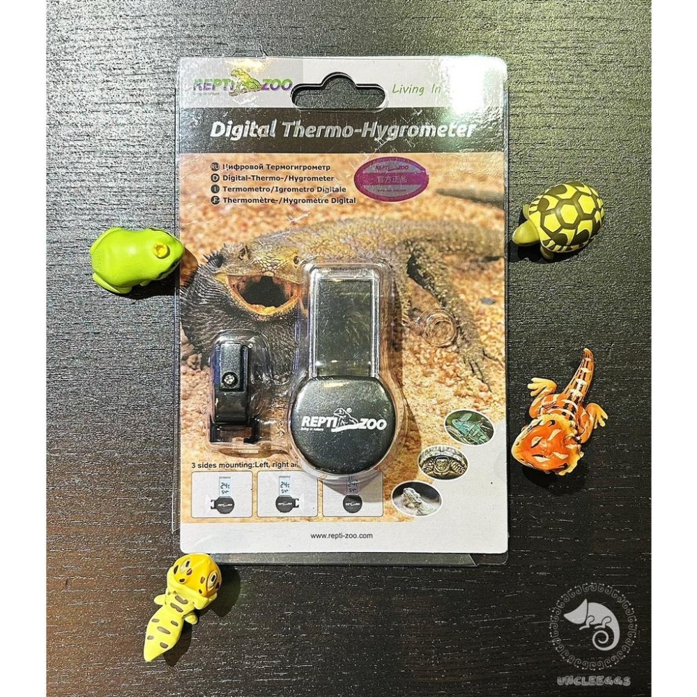 蛋叔叔-REPTIZOO電子溫濕度計-直式/LED/觀測/熱點/冷點/雨林缸/溫度計/濕度計/檢測/睫角守宮/變色龍-細節圖2