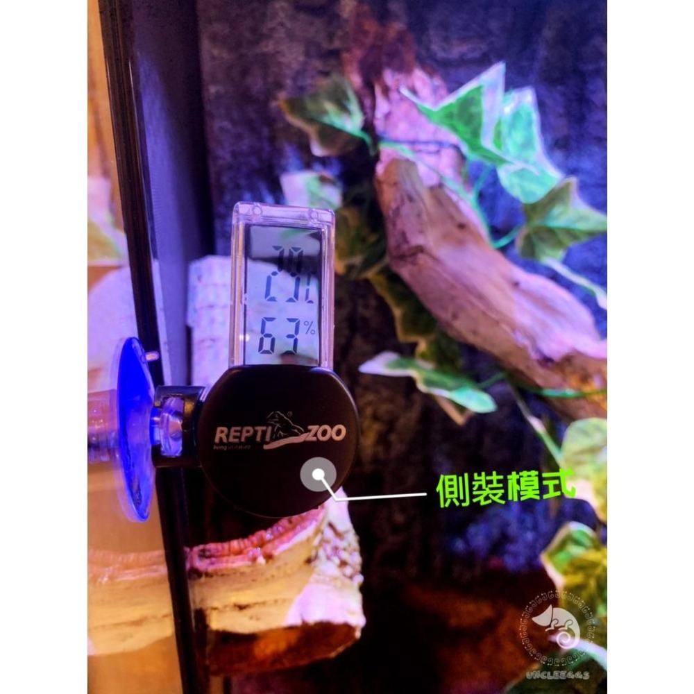 蛋叔叔-REPTIZOO電子溫濕度計-直式/LED/觀測/熱點/冷點/雨林缸/溫度計/濕度計/檢測/睫角守宮/變色龍-細節圖3