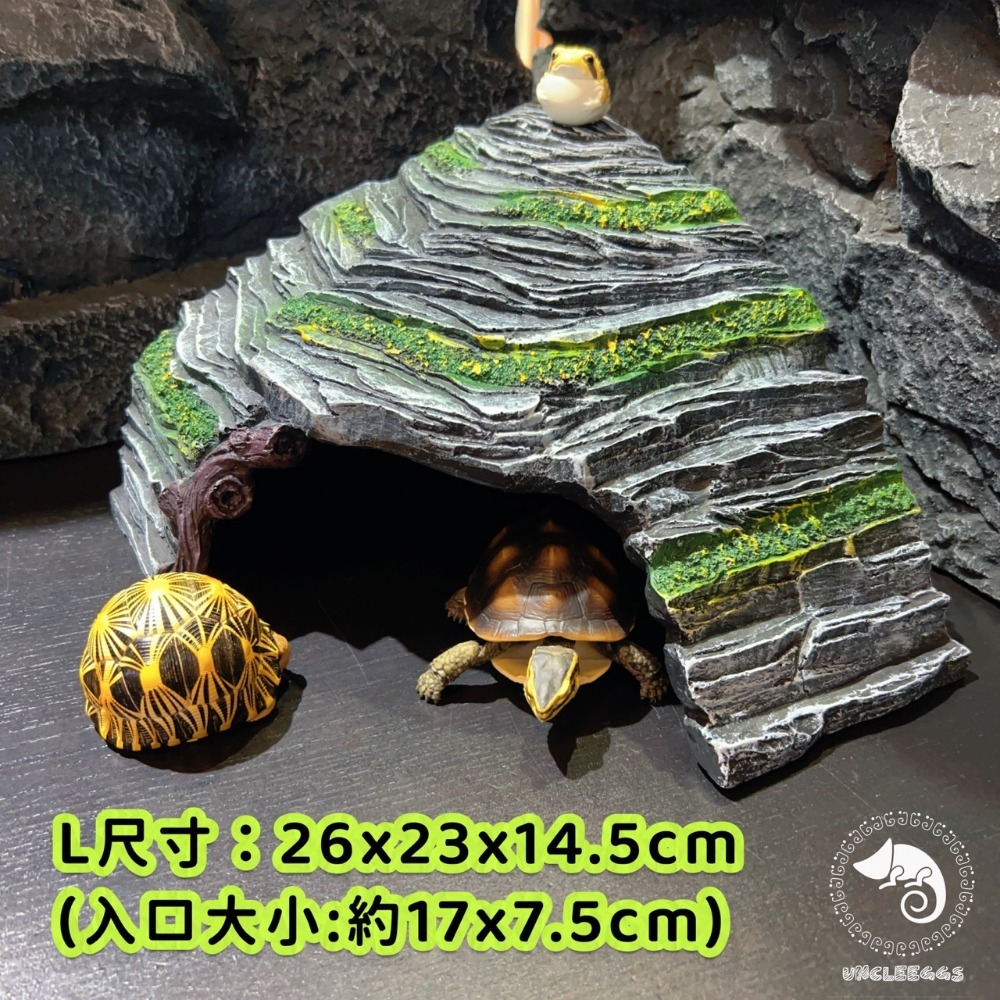 蛋叔叔-躲避洞穴爬台/410/守宮洞/守宮屋/曬台/爬台/烏龜島/蛇洞/角落洞穴/肥尾守宮/玉米蛇/角蛙/螯蝦/睡窩-規格圖10