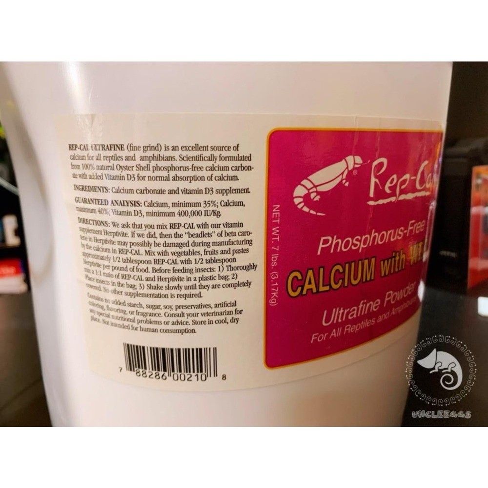 蛋叔叔【免運費】Rep Cal爬蟲維他命D3超細鈣粉(桶裝)/陸龜/蜥蜴/守宮/補鈣/繁殖/缺鈣/產卵/蘇卡達/鈣添加-細節圖4