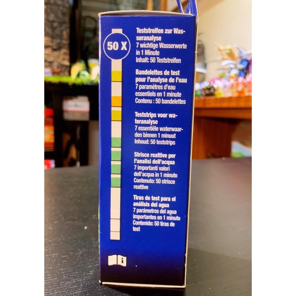 蛋叔叔【免運費】JBL-七合一快速測試紙/試紙/淡水用/驗水質/測水質/檢測/換水/養水/龍魚/魟魚/水晶蝦/神仙魚-細節圖6