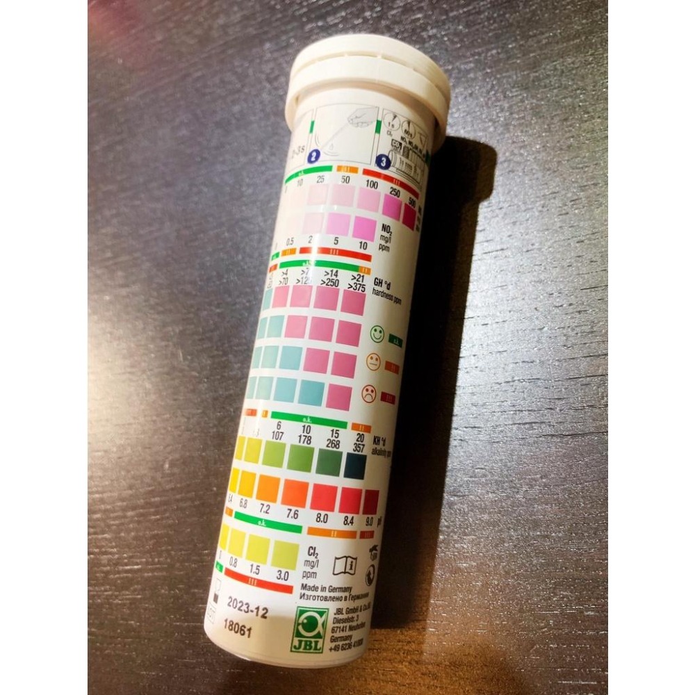 蛋叔叔【免運費】JBL-七合一快速測試紙/試紙/淡水用/驗水質/測水質/檢測/換水/養水/龍魚/魟魚/水晶蝦/神仙魚-細節圖8