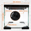 蛋叔叔-PZ-多功能玻璃缸(方形)/爬蟲箱/寵物箱/寵物缸/守宮缸/角蛙缸/蠑螈缸/蠍子/蜘蛛/球蟒/甲蟲/麝香龜/六角-規格圖9