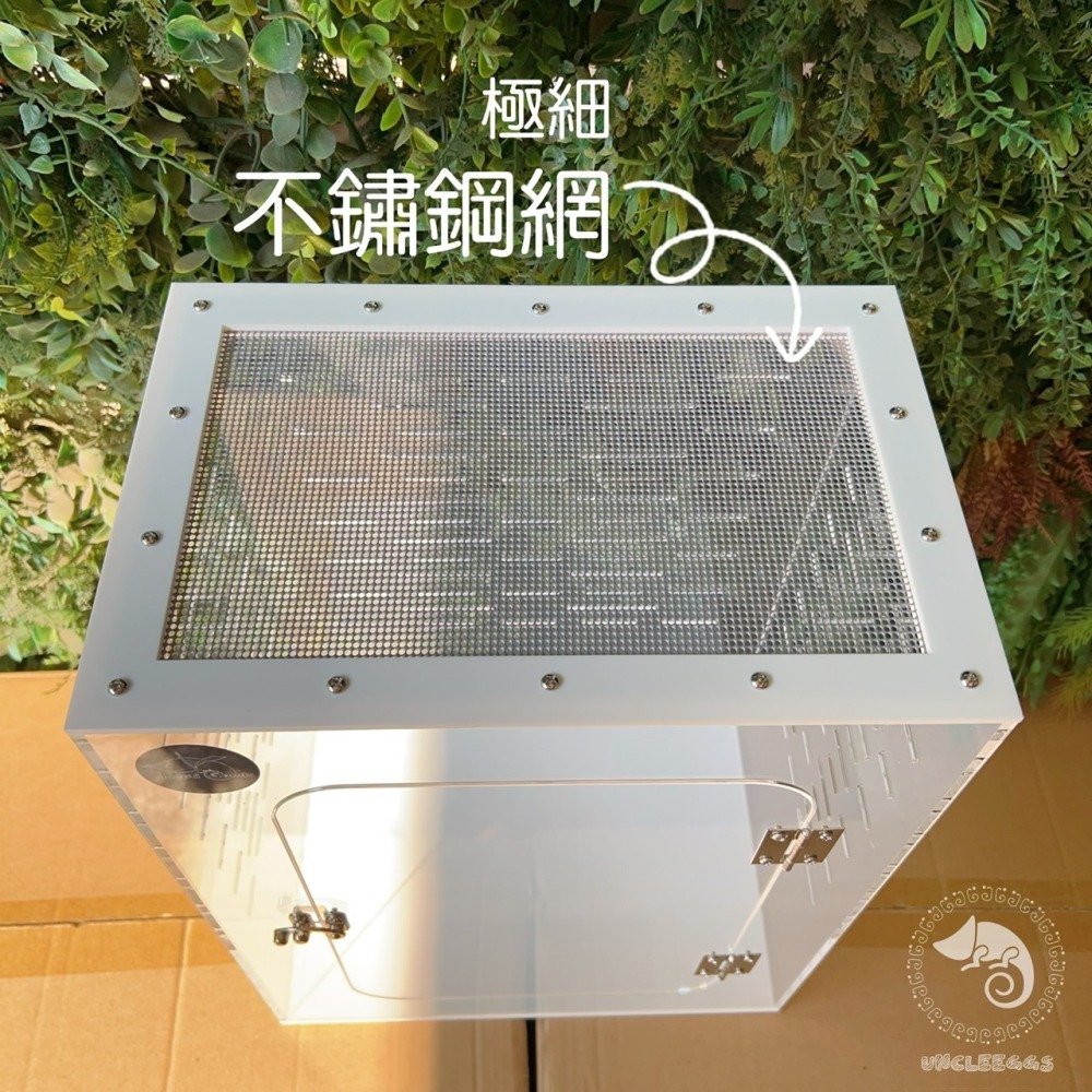 蛋叔叔-ReptiGoods樹棲型壓克力盒/睫角守宮/巨人守宮/寵物箱/爬蟲箱/紅眼樹蛙/變色龍/螳螂/昆蟲箱-細節圖5