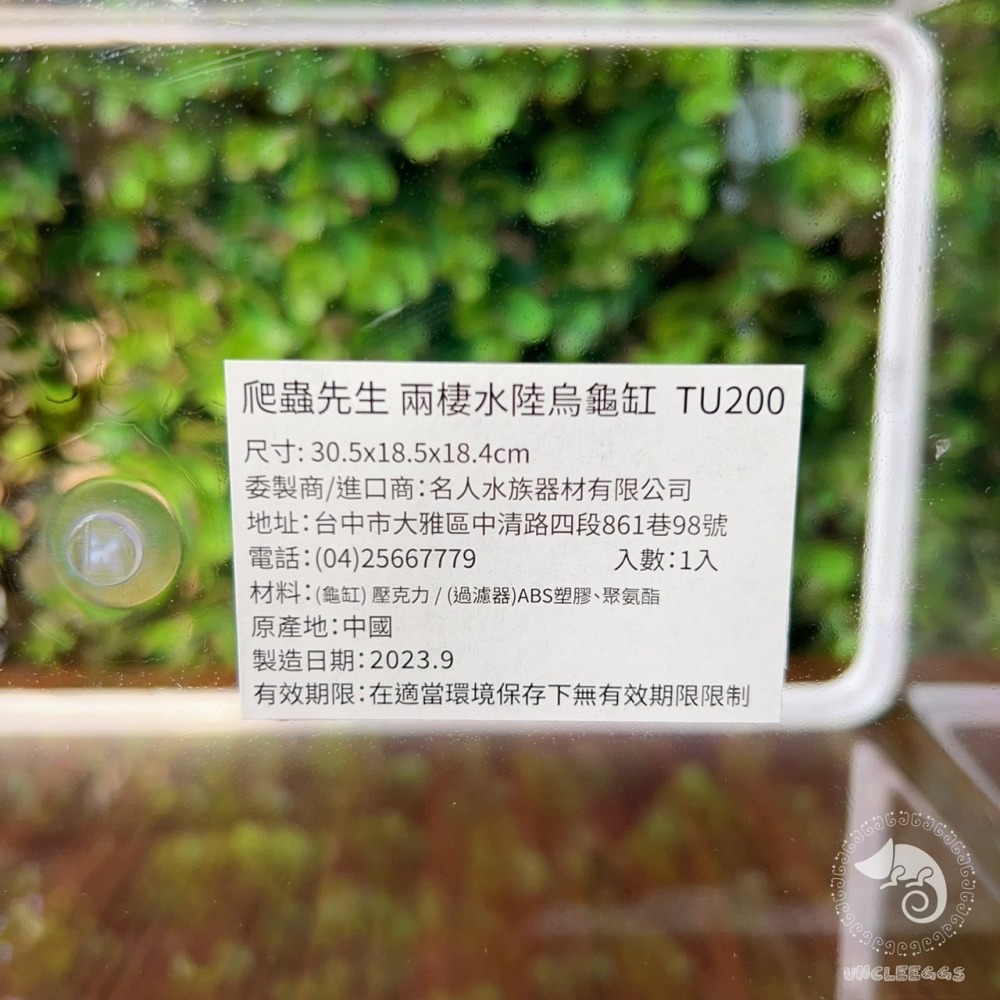 蛋叔叔-爬蟲先生-兩棲水陸烏龜缸/TU200/烏龜套缸/壓克力缸/烏龜缸/地圖龜/屋頂龜/麝香龜/新手缸/巴西龜-細節圖8