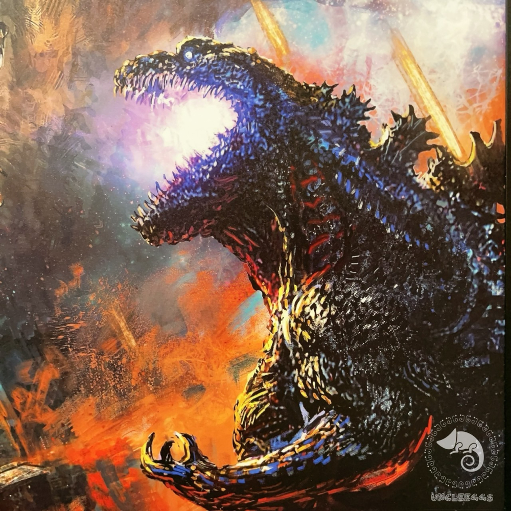 蛋叔叔【免運費】哥吉拉對基多拉海報/65周年紀念/東京限定/田島光二/Godzilla/ゴジラ/シン・ゴジラ ナチュラル-細節圖3