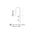 蛋叔叔-ISTA-玻璃除油膜出水口/除油膜/外置過濾器/圓桶/配管/彎管/進出水管/水草缸-規格圖11
