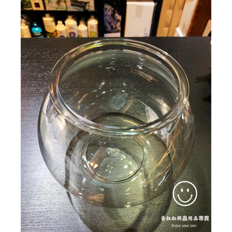 蛋叔叔-YG-205-8吋球型塑膠魚缸/圓缸/水草缸/角蛙缸/ADA/高透/孔雀魚/鬥魚缸/多肉植物/蠍子/鼠婦-細節圖2