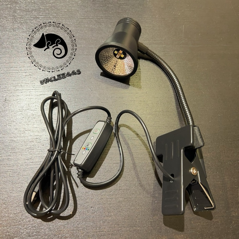 蛋叔叔【免運費】爬蟲先生兩棲爬蟲定時UVB夾燈5.0/補鈣/曬燈/紫外線燈/UVB/紫外線燈/雨林型/蛋龜/水龜/日守宮-規格圖11