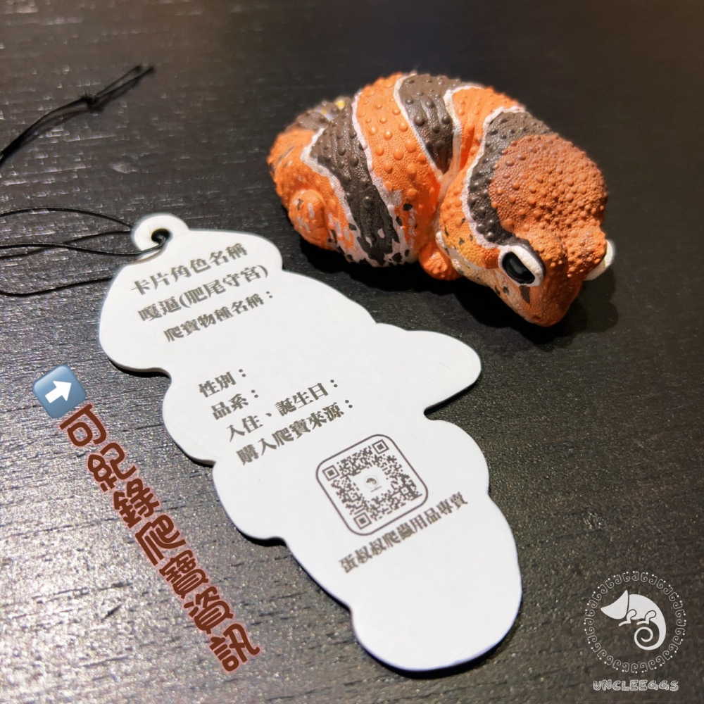 蛋叔叔-香氛紀錄卡-肥尾守宮/咖啡/香片/香氛片/香水片/香水吊卡/香水吊卡/汽車香片/香薰片/掛飾/吊牌/除臭片-細節圖4