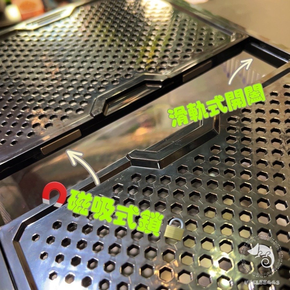 蛋叔叔-NOMO-雙開滑蓋飼養盒/磁吸式/寵物箱/飼育箱/守宮盒/餌料盒/運送盒/角蛙盒/烏龜盒/守宮缸/工作室專用-細節圖6