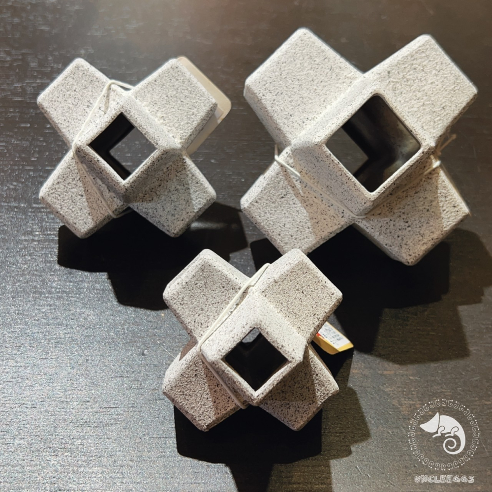 蛋叔叔-ST-石灰墩-短雕蝦屋/肉粽角/消波塊/台中名產/米蝦/水晶蝦/幼魚/幼蝦/躲避屋/立方/陶瓷/培菌/擴香石-細節圖4