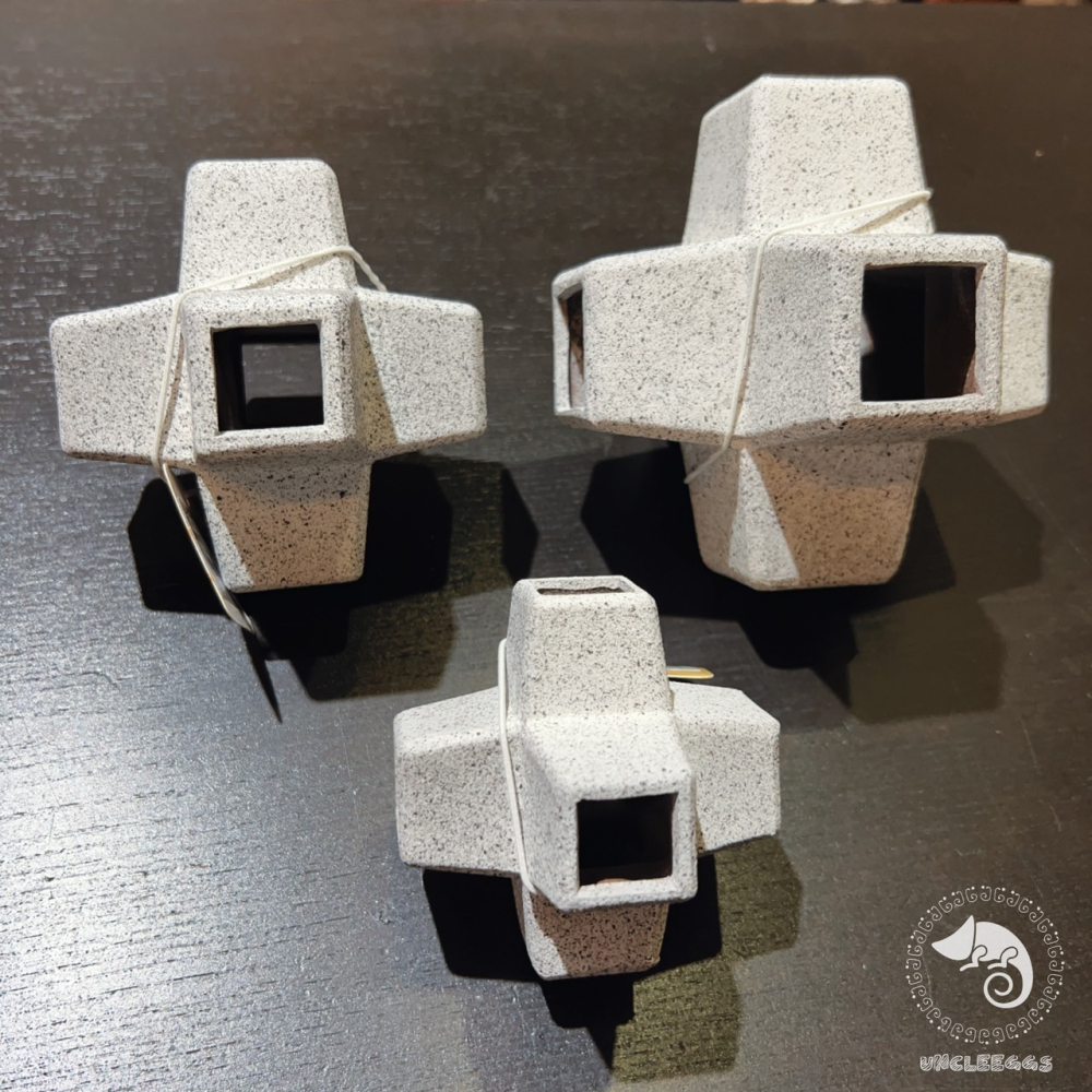 蛋叔叔-ST-石灰墩-短雕蝦屋/肉粽角/消波塊/台中名產/米蝦/水晶蝦/幼魚/幼蝦/躲避屋/立方/陶瓷/培菌/擴香石-細節圖5