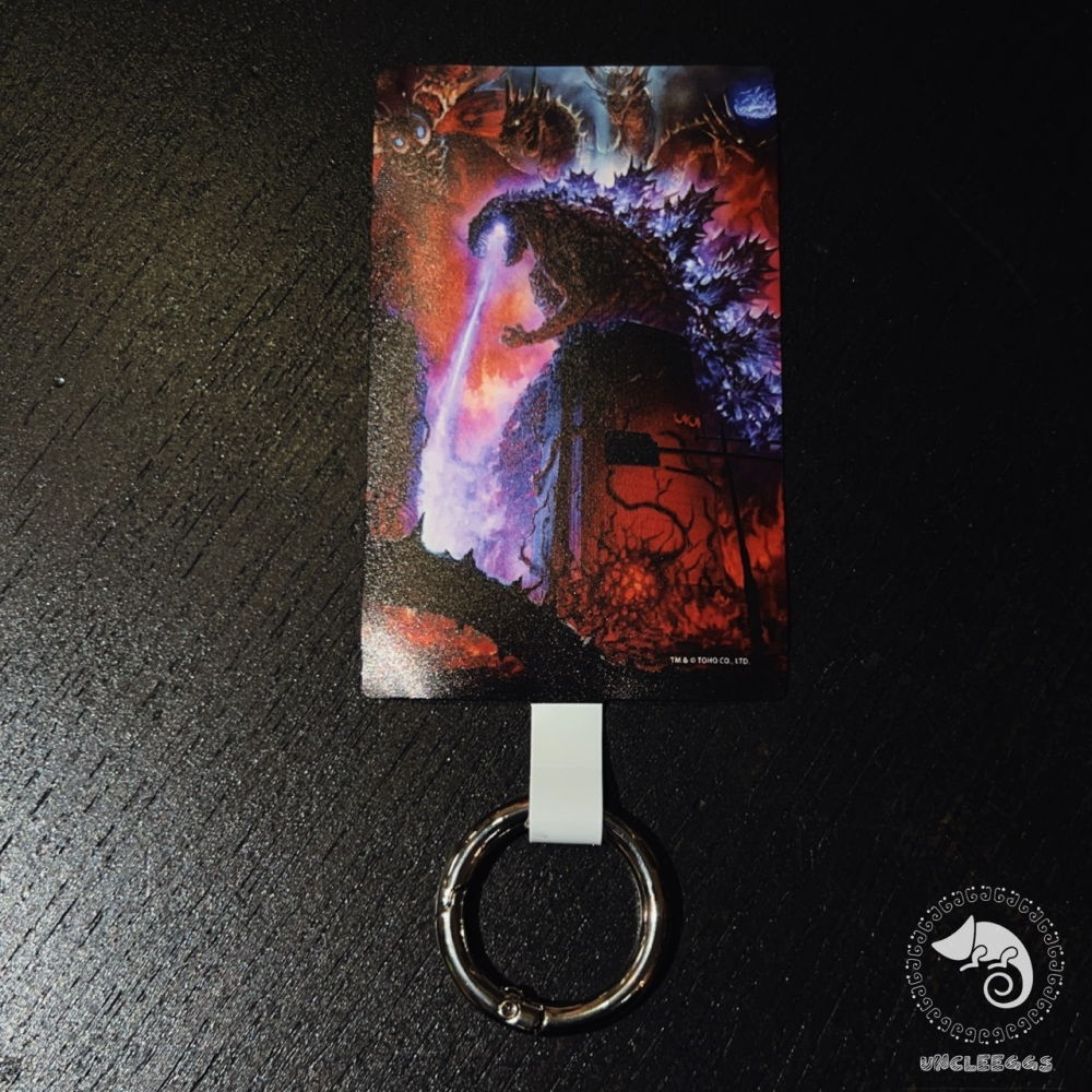 蛋叔叔-哥吉拉掛繩墊片/夾片/吊繩掛片/手機殼掛繩夾片/背帶固定片/掛繩片/金屬扣環/超薄墊片掛/島田光二/真哥吉拉-細節圖3