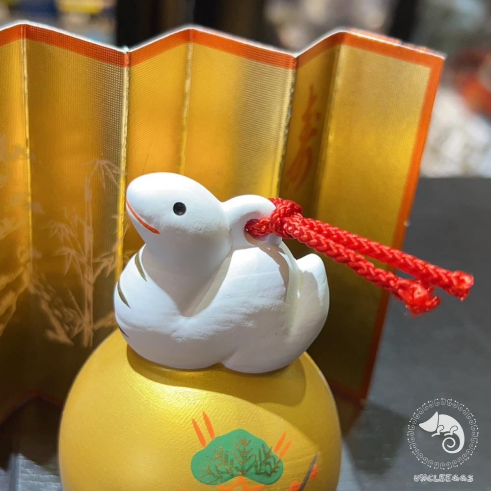 蛋叔叔【限量】蛇年招財寶玉福鈴/招財小物/蛇年限定/開運小物/白蛇娘娘/財運/財位/風水-細節圖4