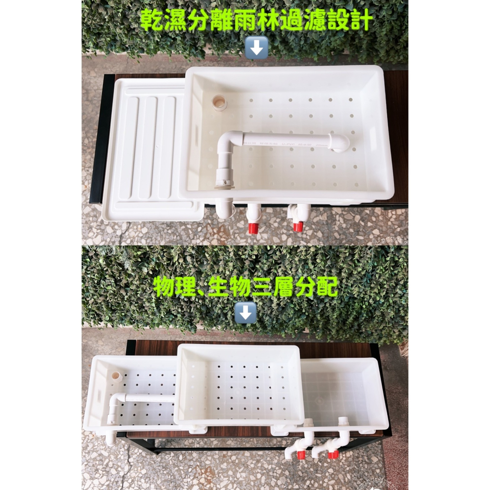 蛋叔叔-外置乾濕分離過濾槽/上部過濾/雨林過濾/系統過濾/烏龜缸/魚池過濾/戶外池過濾/過濾箱/烏龜過濾/鯉魚池-細節圖8