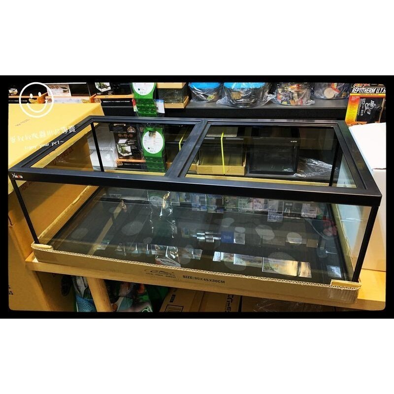 蛋叔叔-宣龍塑框玻璃澤龜缸/RP-6530/RP-9530/新手缸/烏龜缸/爬蟲缸/爬蟲箱/烏龜套缸/陸龜缸/六角恐龍-細節圖6