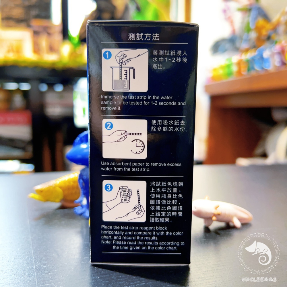 蛋叔叔-MR.AQUA六合一水質測試紙(50入)/試紙/淡水用/驗水質/測水質/檢測/換水/養水/龍魚/魟魚/水晶蝦-細節圖6