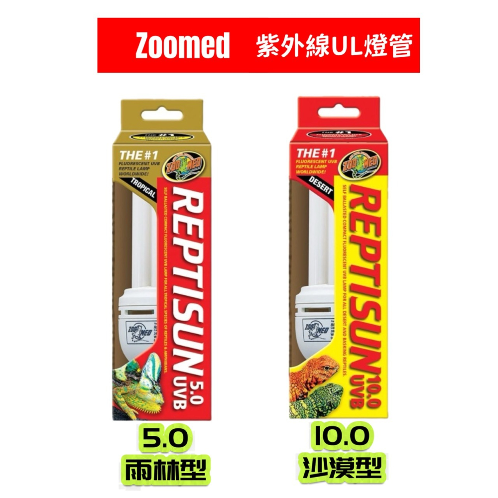 蛋叔叔-Zoomed迷你紫外線燈/5.0/10.0/雨林型/沙漠型/2U/UVB/紫外線燈套組/小深桶/燈罩/補鈣燈-細節圖2