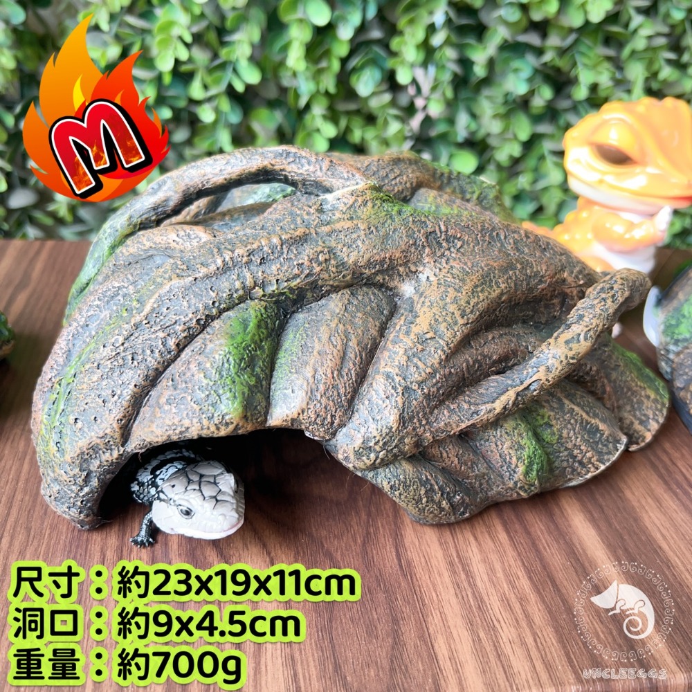 蛋叔叔-LD-躲藏洞-樹藤/樹洞/守宮洞/守宮屋/洞穴/造景/瘤尾守宮/肥尾守宮/沙漠景/蠍子/豹紋守宮/躲避屋/蛇洞-規格圖11