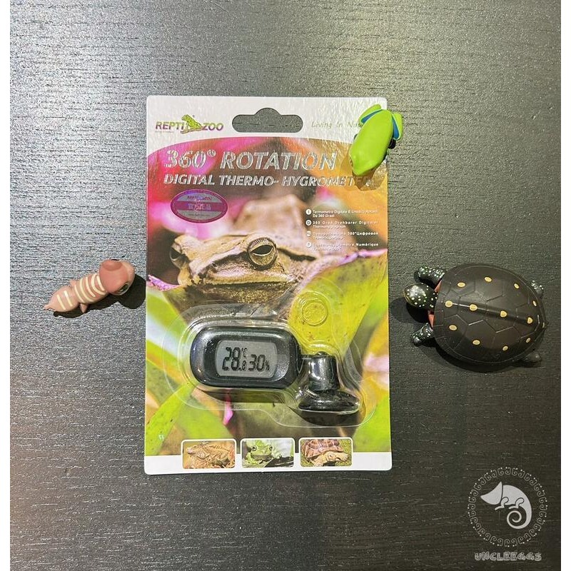 蛋叔叔-REPTIZOO電子溫濕度計-橫式/溫度計/濕度計/檢測/LED/觀測/熱點/冷點/雨林缸/測溫-規格圖8