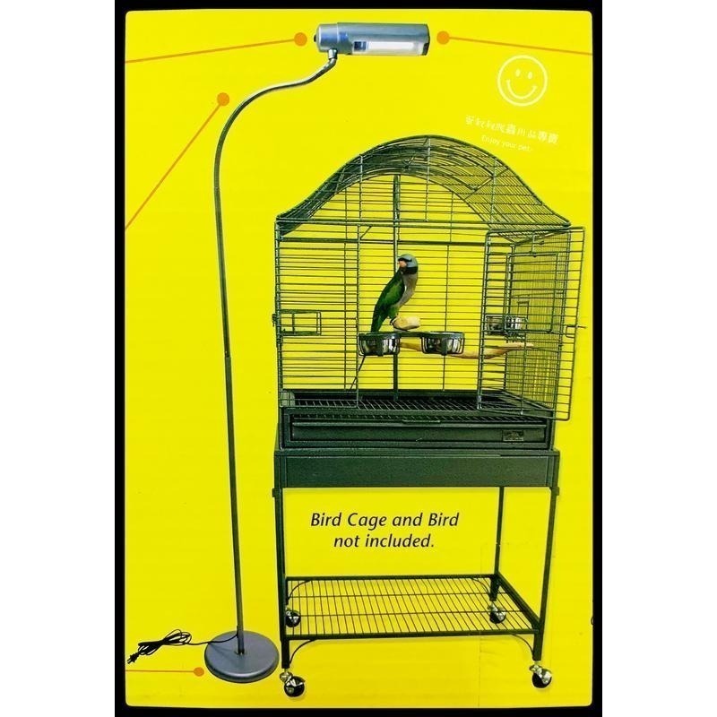 蛋叔叔-Zoomed鳥用座地燈+鳥用UVB燈套組/寵物鳥/鸚鵡/太陽/玄鳳/紫外線燈/燈座/曬燈/補鈣/曬太陽-細節圖6