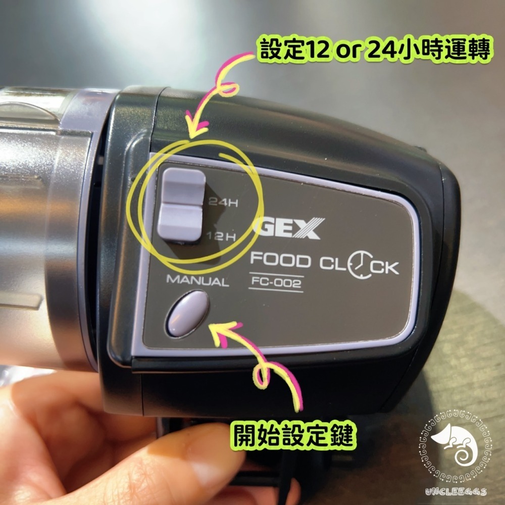 蛋叔叔-GEX自動餵食器FC-002/Food Clock/五味/旅遊/假期飼料/定時/定期餵食/旅遊餵食/餵食器-細節圖3