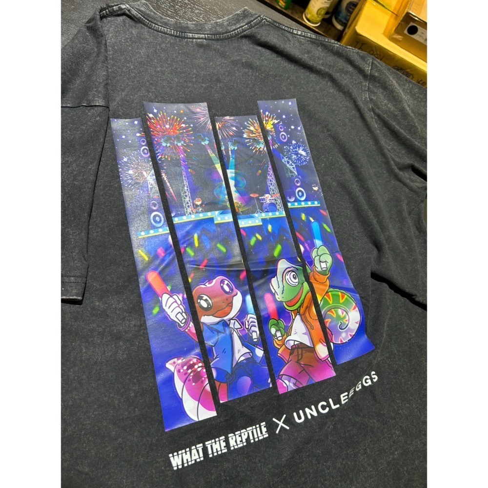 【現貨】三小爬寵 x 蛋叔叔爬蟲用品-衝撞系飼養-聯名水洗T/掛軸/預購產品/限量發售/潮T/海報/爬蟲祭-規格圖11