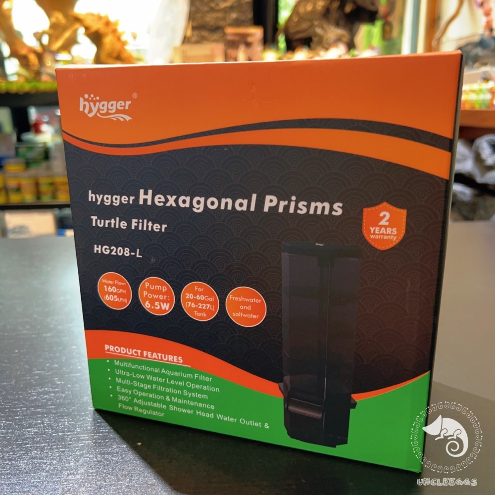 蛋叔叔-Hygger-阿波羅蜂巢低水位過濾器/角落型/烏龜過濾器/蠑螈/六角恐龍/角蛙過濾器/蛋龜/幼龜/鑽紋龜/吸底-細節圖10