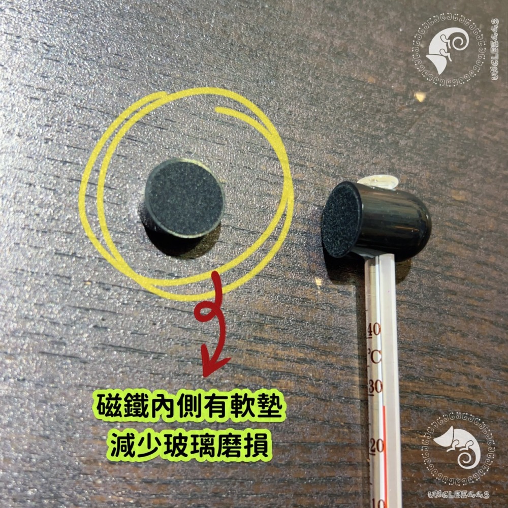 蛋叔叔-Suisaku-日本水作磁吸式溫度計/6mm/9.2cm/12cm/玻璃/白底/測量/測溫/熱點/冷點/魚缸-細節圖3