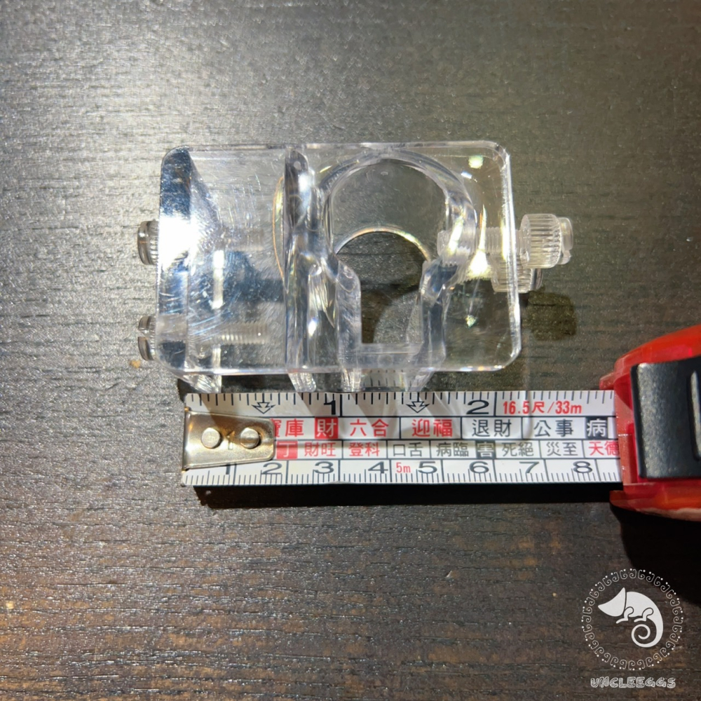 蛋叔叔-MR.AQUA壓克力水管固定夾/QB-129-1/壓克力/排線/夾子/進水管/出水管/進水/排水/出入水管-細節圖2