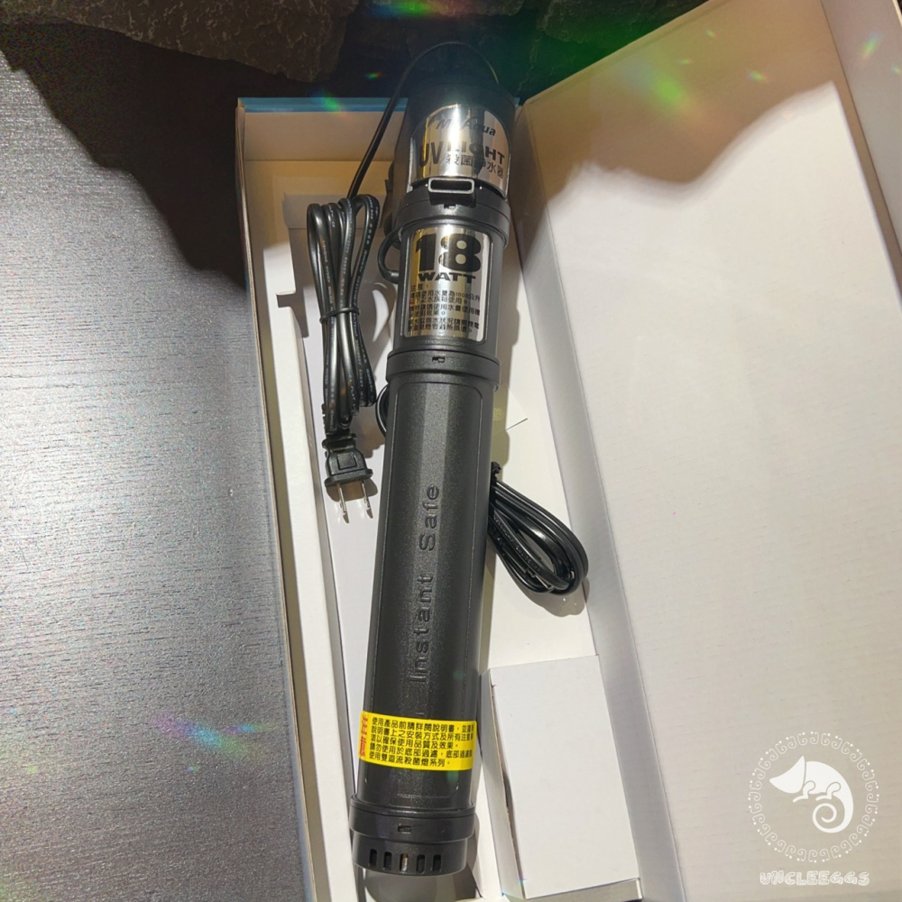 蛋叔叔-紫外線殺菌燈過濾器/UVB/殺菌/除藻/淨水/除臭/沉水馬達/除綠水/水草缸/龍魚缸/魟魚缸/水龜缸-細節圖6