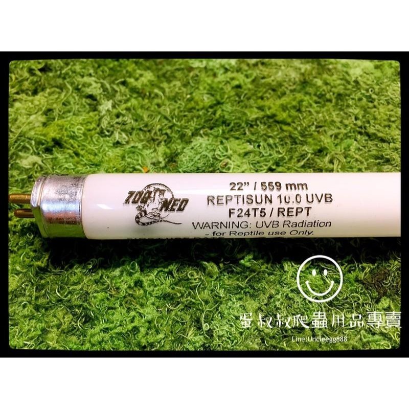 蛋叔叔-Zoomed爬蟲UVB燈管T5-10.0/紫外線燈管/沙漠型/太陽燈/補鈣/增豔-細節圖4