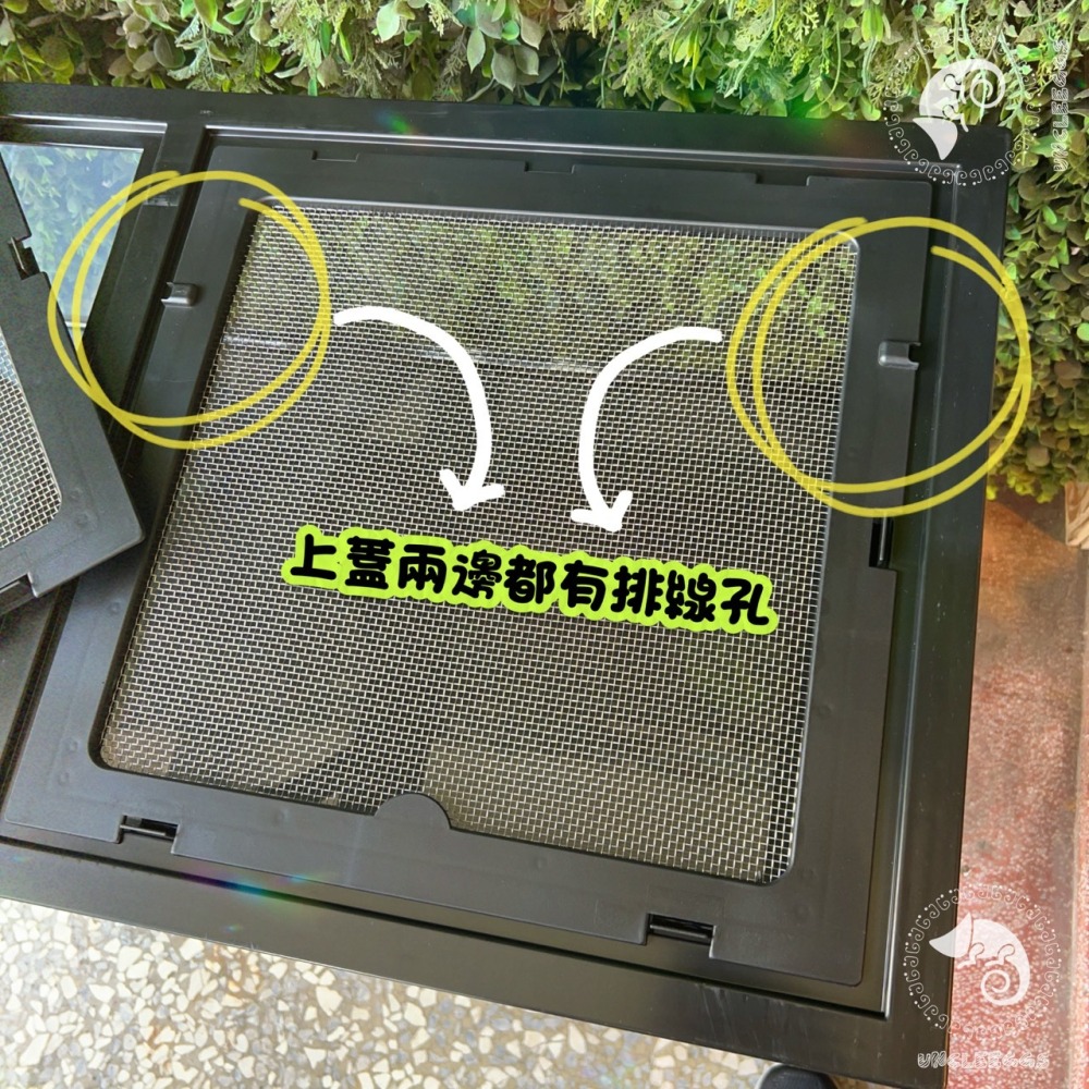 蛋叔叔-零件包-宣龍-塑框玻璃澤龜缸專用網蓋/RP-6530/RP-9530/上蓋/防逃/金屬網片/金屬網/烏龜缸-細節圖2
