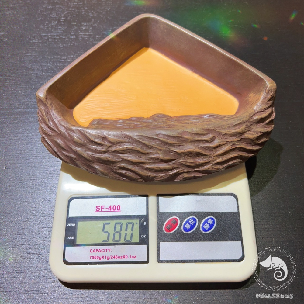 蛋叔叔-三角形餵食盆/A8750/水盆/食盆/水盤/斜坡/角落水盆/直角水盆/陸龜用/蜥蜴用-細節圖9