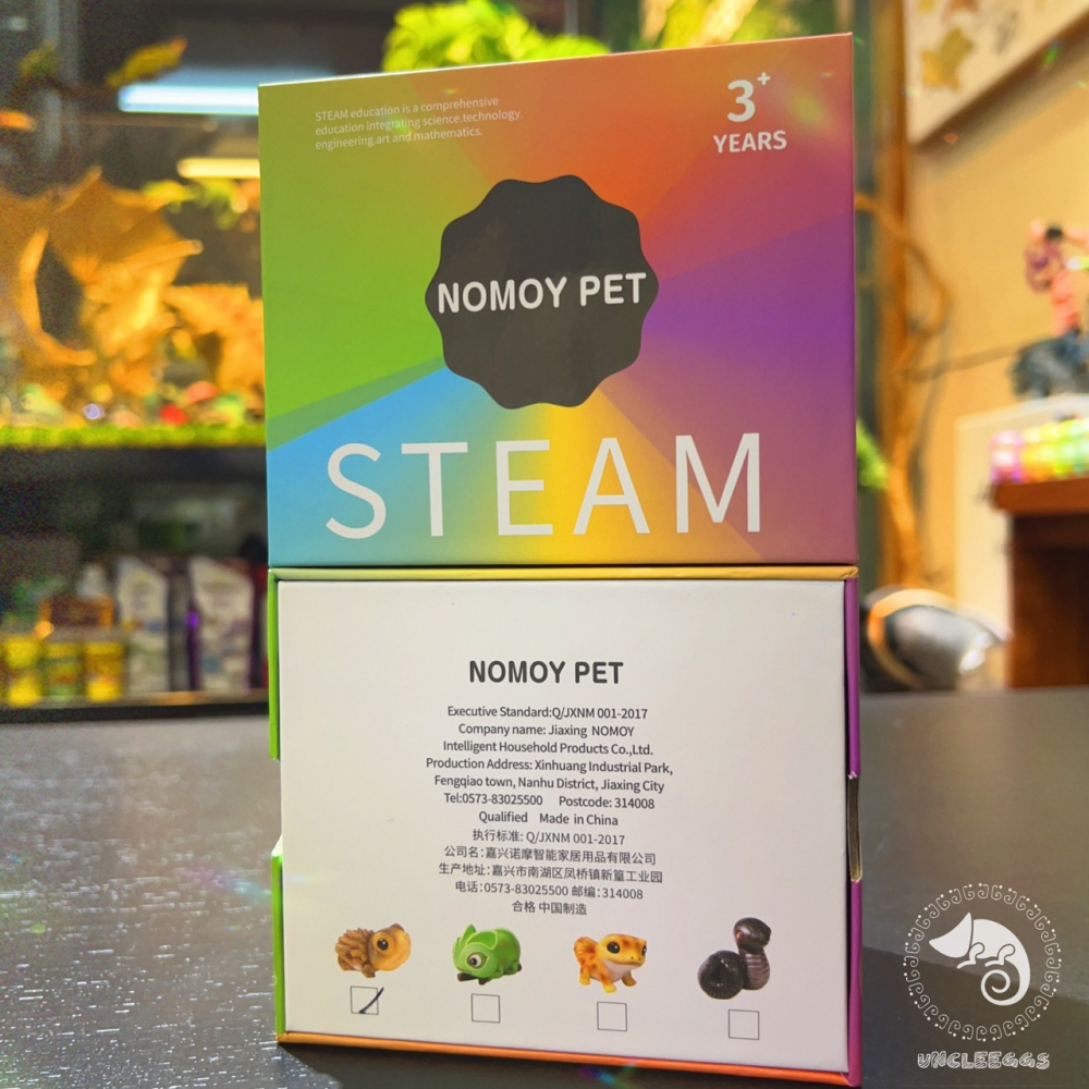 蛋叔叔【預購】NOMO爬蟲公仔/守宮公仔/黑王蛇/變色龍/鱷龜公仔/豹紋守宮/擬鱷龜/高冠變色龍/王蛇/擺飾/標本-細節圖8