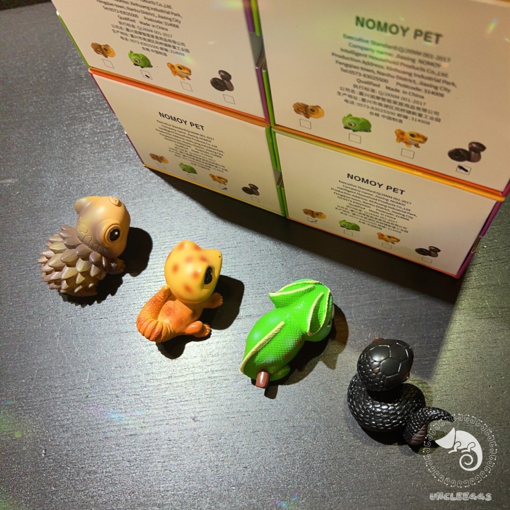 蛋叔叔-NOMO爬蟲公仔/守宮公仔/黑王蛇/變色龍/鱷龜公仔/豹紋守宮/擬鱷龜/高冠變色龍/王蛇/擺飾/標本-細節圖7