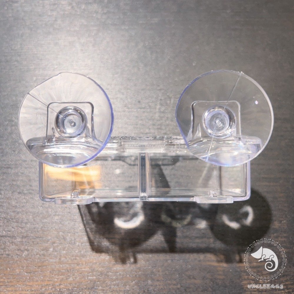 蛋叔叔-NOMO-雙格防逃食盆/樹棲型/防逃逸/水盆/食盆/餵食盆/果泥盆/麵包蟲/度比亞/睫角守宮/巨人守宮/蓋勾亞-細節圖5