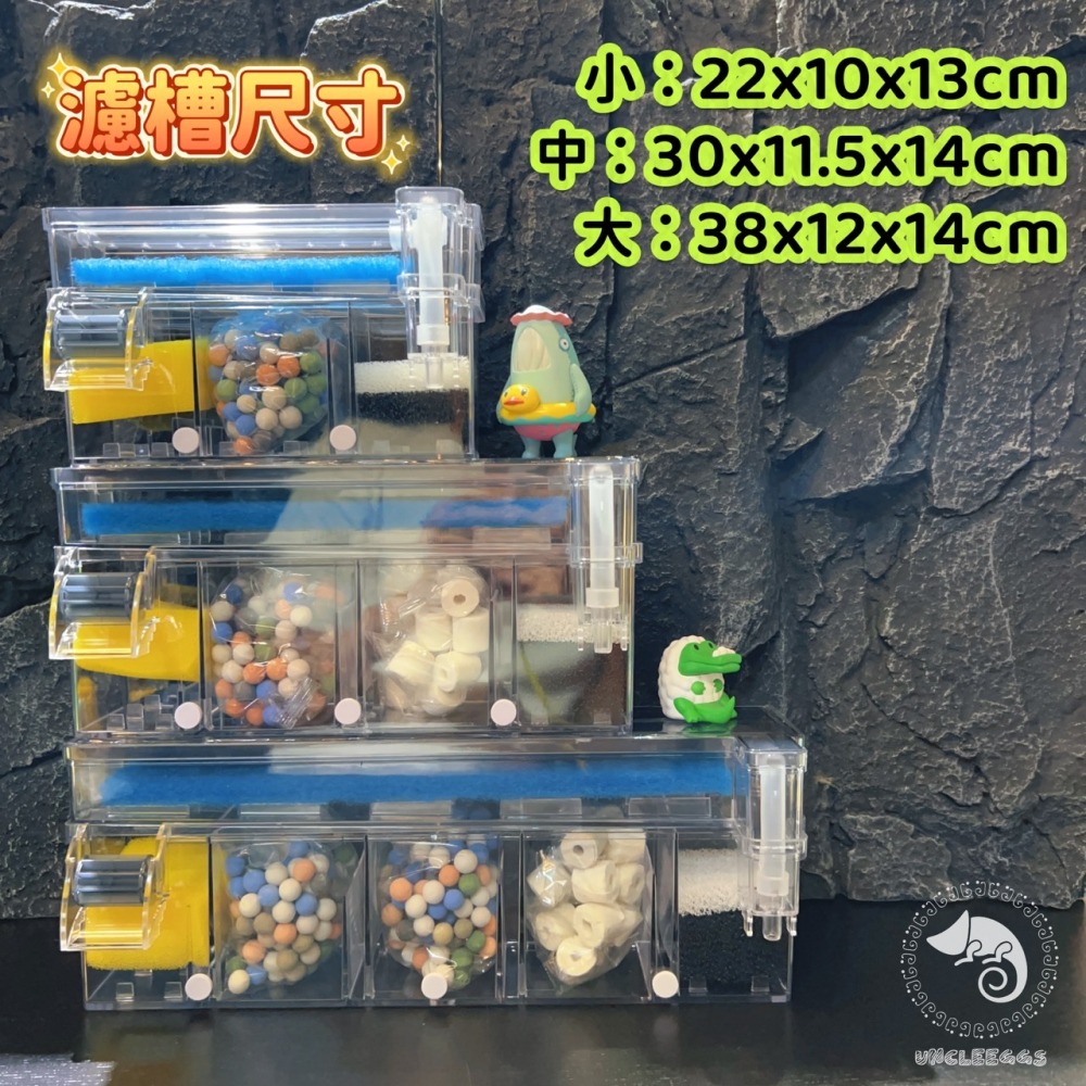 蛋叔叔-SOBO-松寶-雙層頂部過濾器/乾溼分離/外掛過濾/上部過濾/瀑布過濾器/上部過濾盒/滴流盒/培菌/便當盒過濾-細節圖2