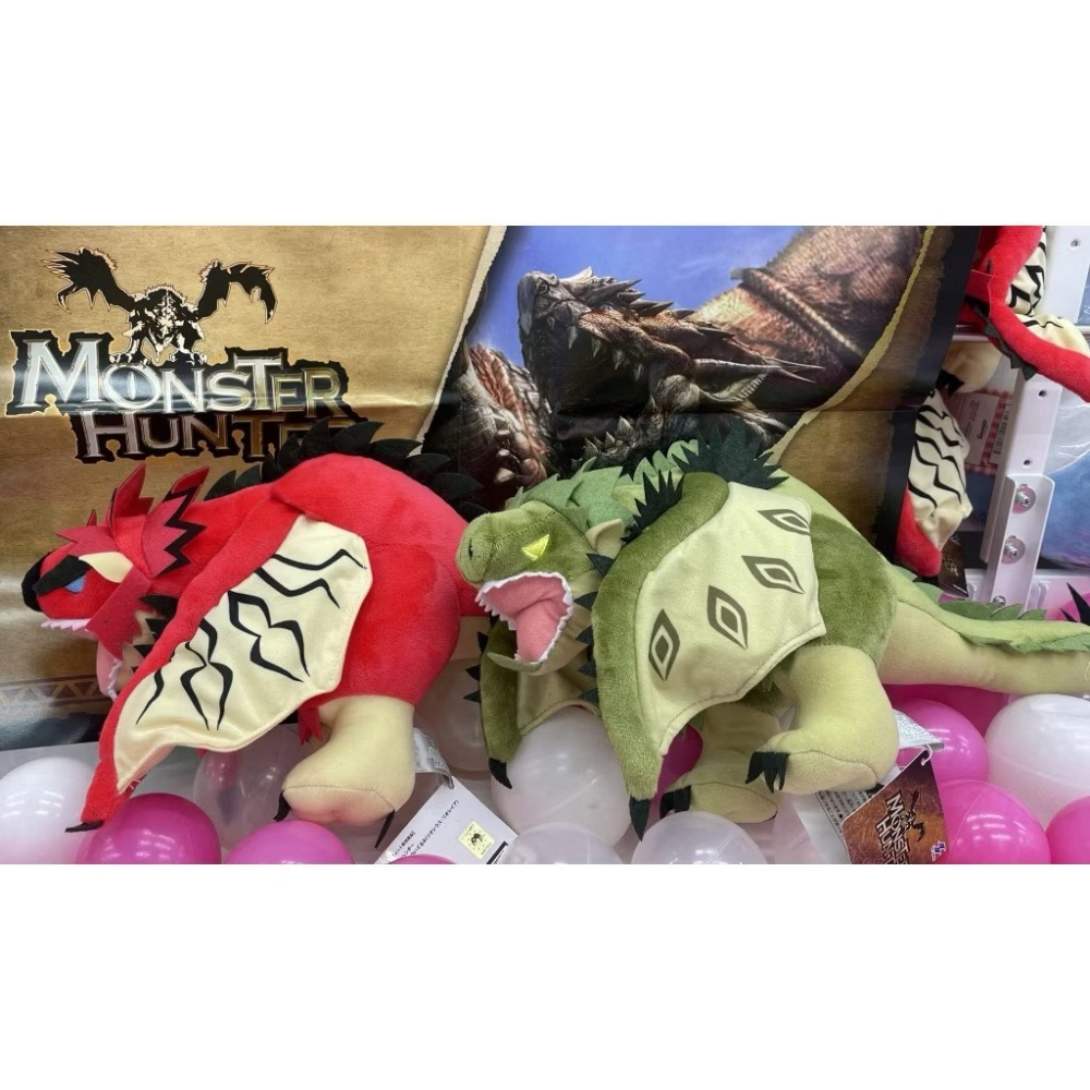 蛋叔叔-SK JAPAN-魔物獵人/火龍夫妻娃娃/雄火龍/雌火龍/MONSTER HUNTER/リオレウス/天空的王者-細節圖2