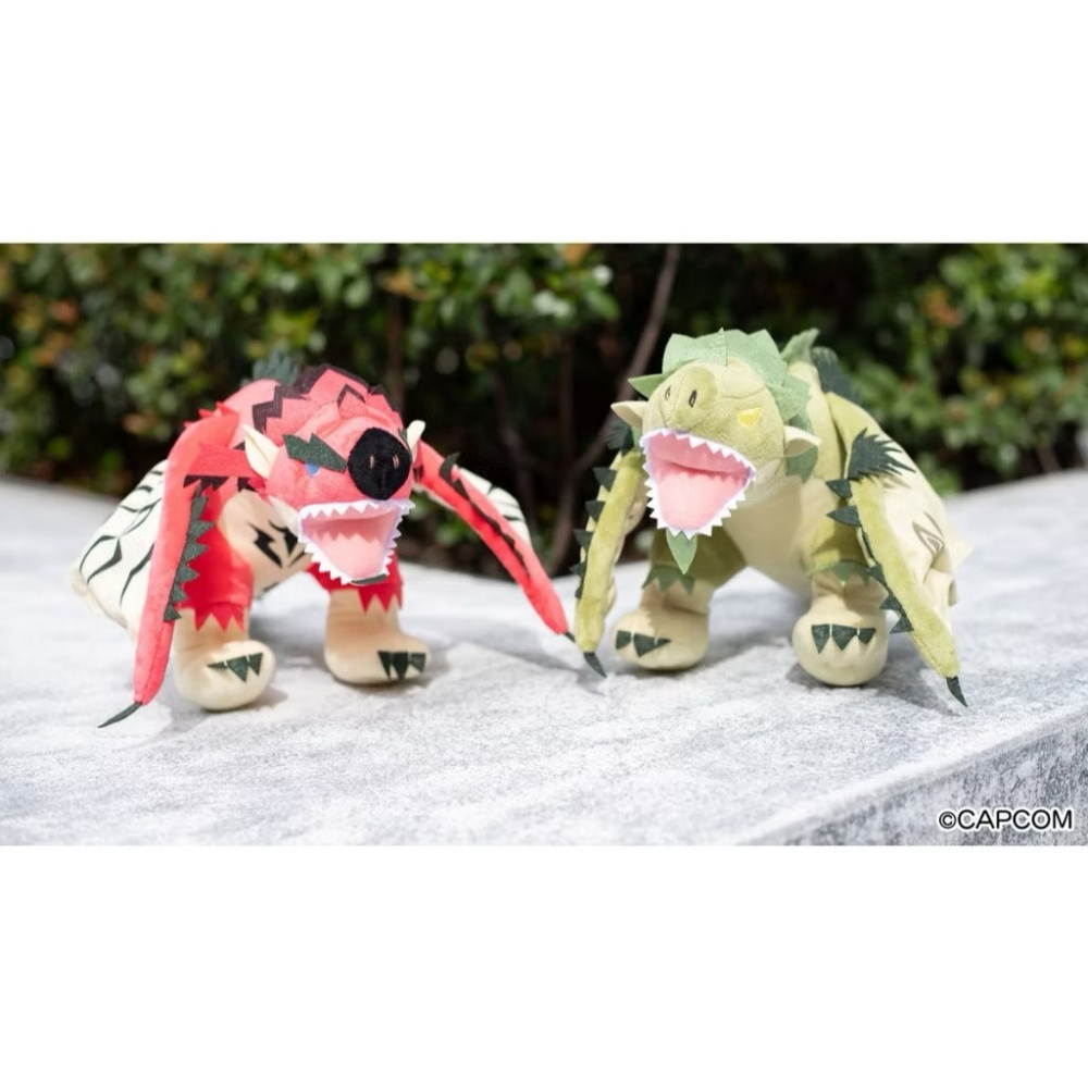 蛋叔叔-SK JAPAN-魔物獵人/火龍夫妻娃娃/雄火龍/雌火龍/MONSTER HUNTER/リオレウス/天空的王者-細節圖5