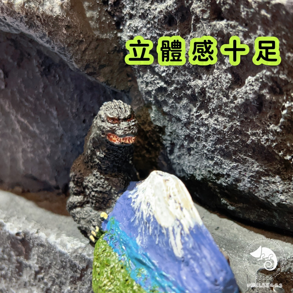 蛋叔叔-哥吉拉x富士山限量立體磁鐵/ゴジラ/頭雕/浮世繪/磁吸式/Goodzila/MountFuji/ふじさん/怪獸王-細節圖2