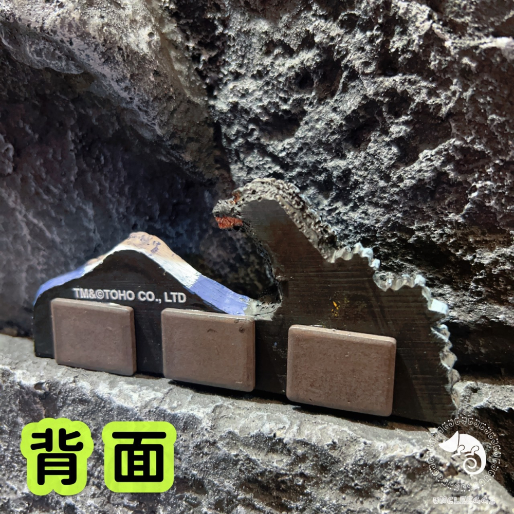 蛋叔叔-哥吉拉x富士山限量立體磁鐵/ゴジラ/頭雕/浮世繪/磁吸式/Goodzila/MountFuji/ふじさん/怪獸王-細節圖7