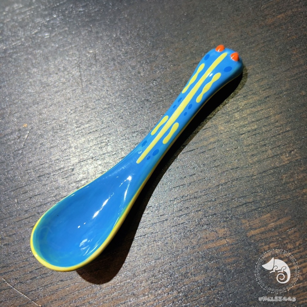 蛋叔叔【限定】海遊館-海蛞蝓湯匙/海蝸牛/海兔/節慶高澤海蛞蝓/UMIUSEA/小湯匙/陶瓷湯勺/湯勺/條跟-細節圖3
