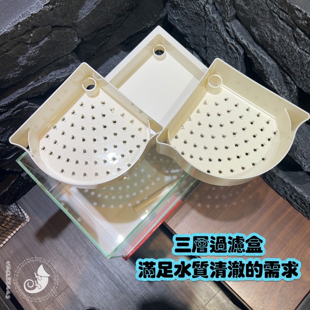 蛋叔叔-直角三層過濾盒/三層過濾盒/上部過濾器/滴流盒/乾溼分離/物理過濾/生物過濾/過濾設備/雨淋過濾/系統過濾-細節圖8