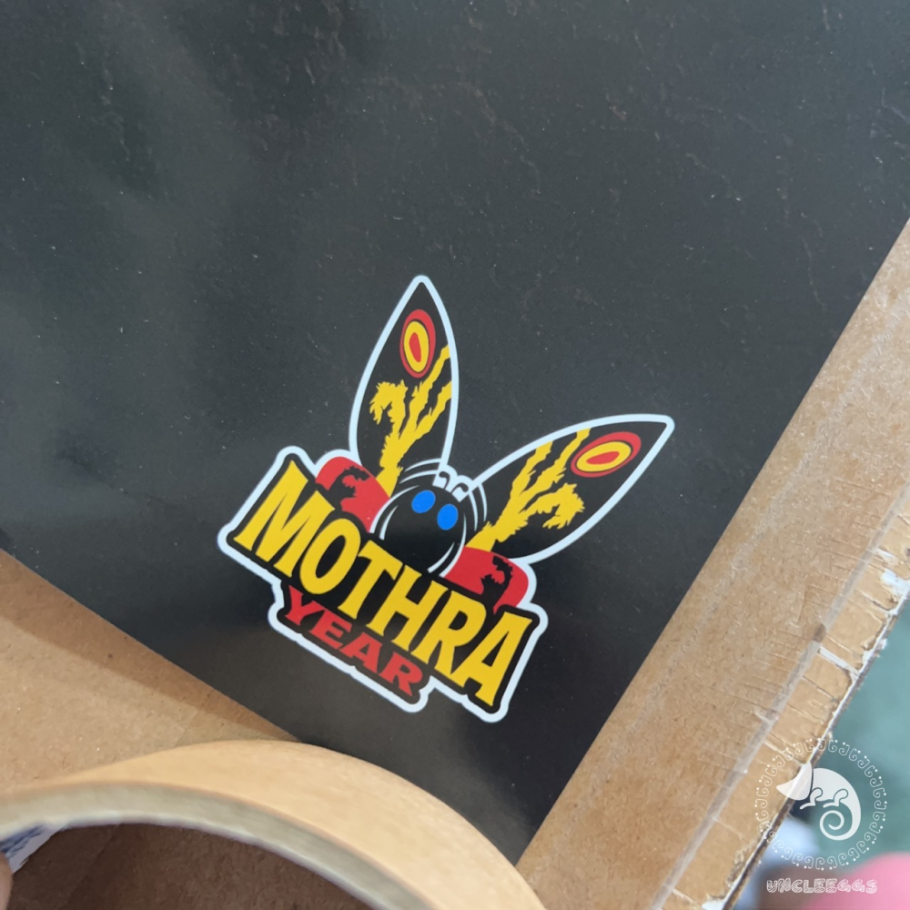 蛋叔叔【限量】墓場的畫廊限定/MOTHRA YEAR限定B2海報/極彩色的大決戰/摩斯拉/モスラ/65周年/摩姐/哥吉拉-細節圖6