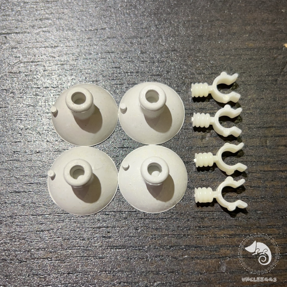 蛋叔叔-ISTA-伊士達-不硬化吸盤(4入)/I-964/白色/吸盤/夾式/可夾風管/溫度計/耐酸鹼/曬台吸盤-細節圖3