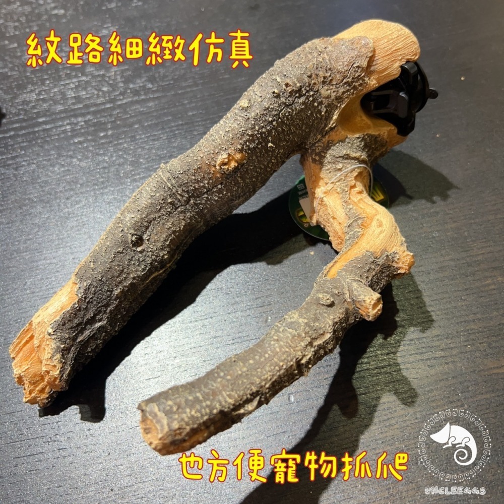 蛋叔叔-MR吸盤式樹枝/爬台/攀爬棒/造景木/棲息木/海芙蓉/海芙蓉/樹枝/造景木/攀爬棍/軟木棍/樹藤/木棒-細節圖8