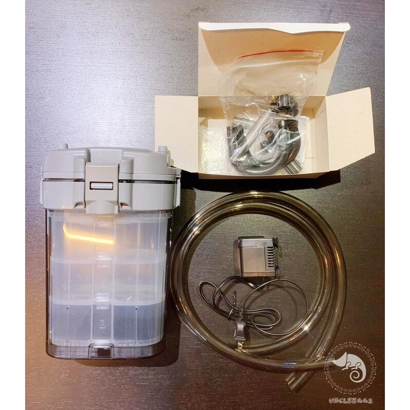 蛋叔叔-MR.多用途烏龜圓桶過濾器/培菌/沉水馬達/低水位/桶式/外置式/半水景/水龜過濾/六角恐龍/雨林缸/系統缸-細節圖3